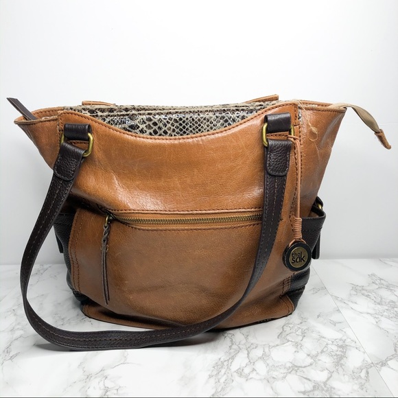 The Sak Handbags - The Sak Brown Leather Kendra Tote Bag